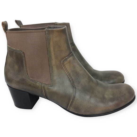 ECCO SZ 39 8-8.5 Women's Shape 35 Sartorelle Chelsea Boot Gray-Green - Picture 9 of 9